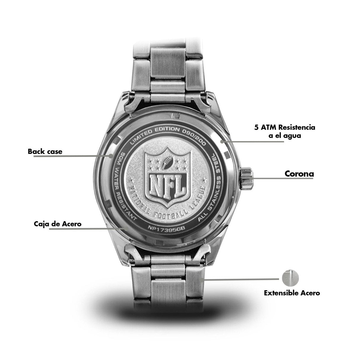 Reloj NFL 107 Caballero - Reloj Nivada Swiss