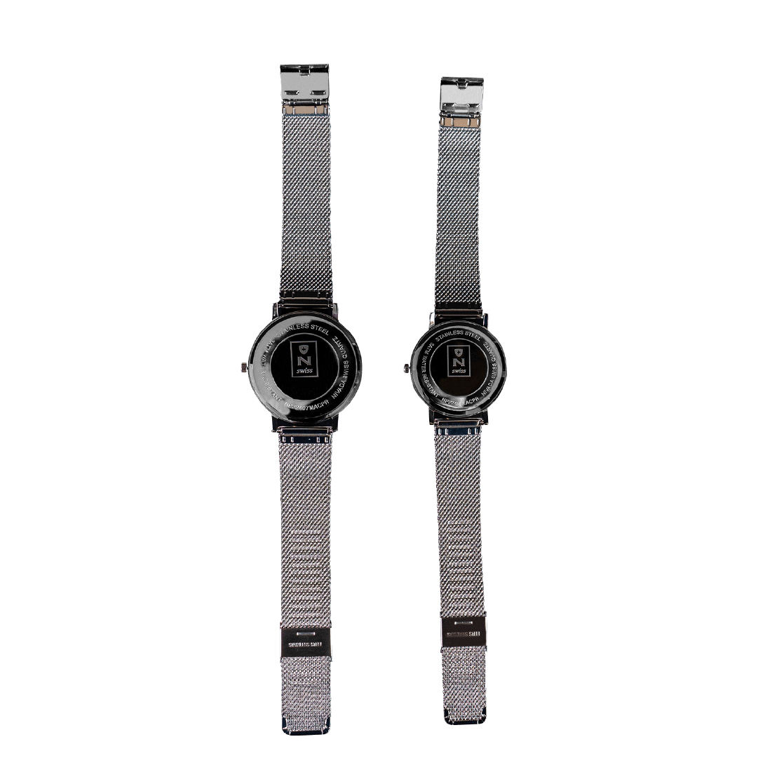 RELOJ NIVADA CORPORATE AC/MESH CARATULA PLATA ROMANOS - Reloj Nivada Swiss