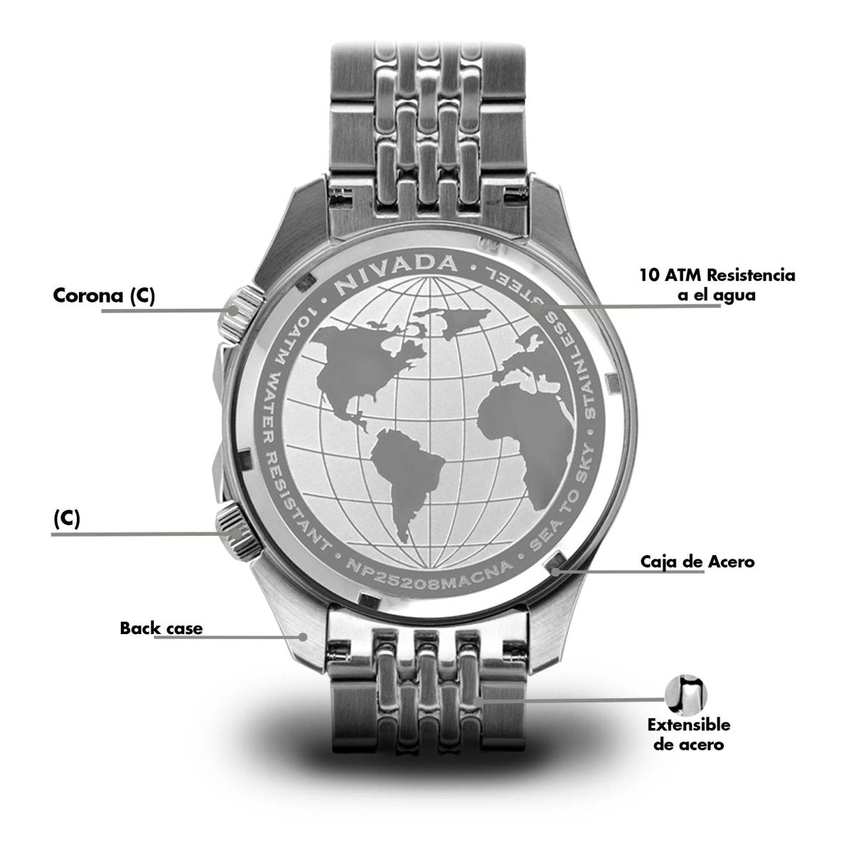 Reloj Sea To Sky 101 Caballero - Reloj Nivada Swiss