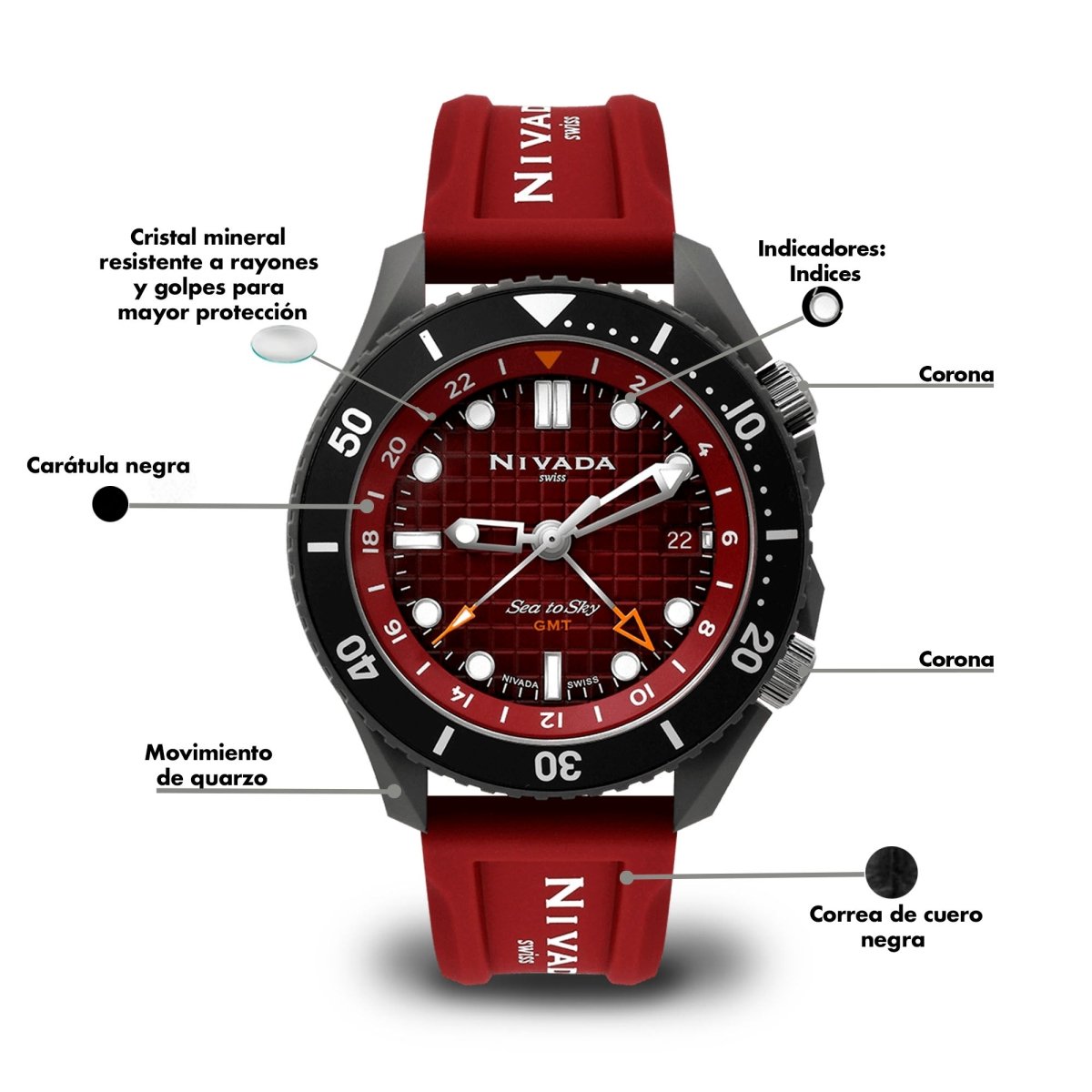 Reloj Sea To Sky 105 Caballero - Reloj Nivada Swiss
