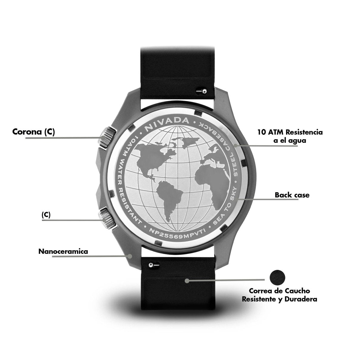 Reloj Sea To Sky 109 Caballero - Reloj Nivada Swiss