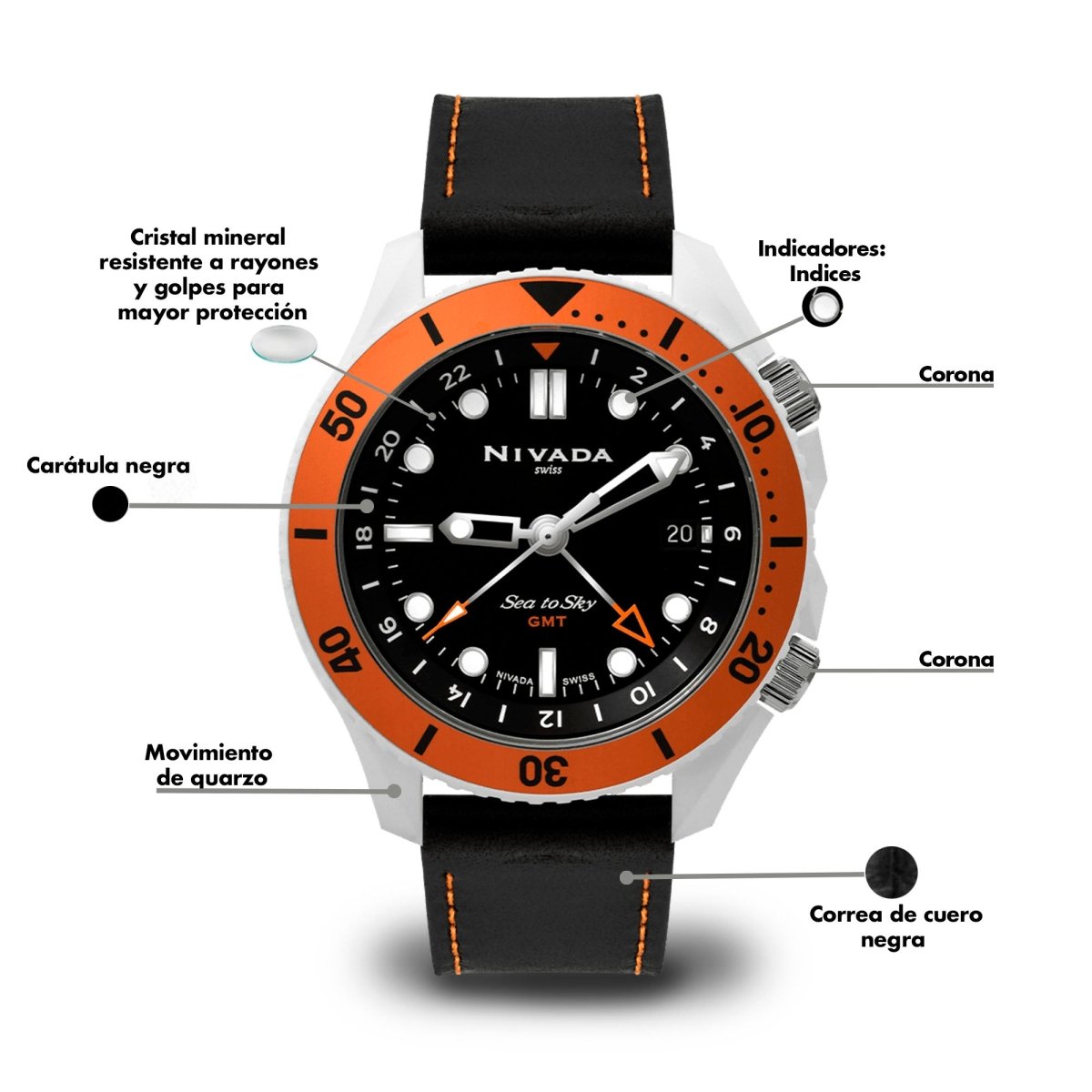 Reloj Sea To Sky 111 Caballero - Reloj Nivada Swiss