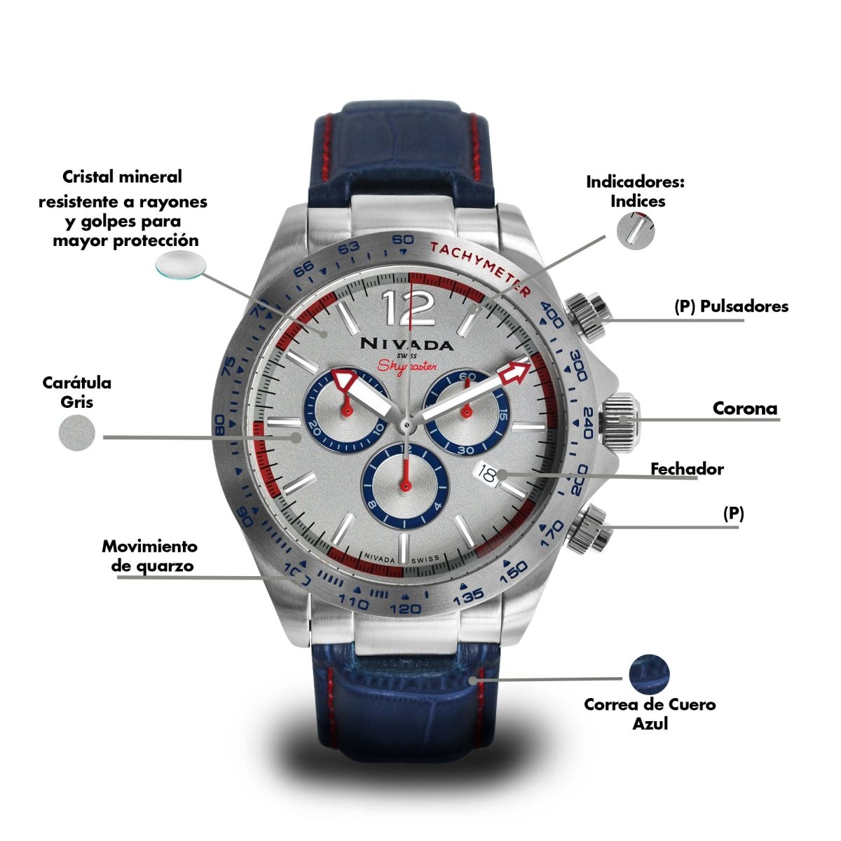 Reloj Skymaster 115 Caballero - Reloj Nivada Swiss