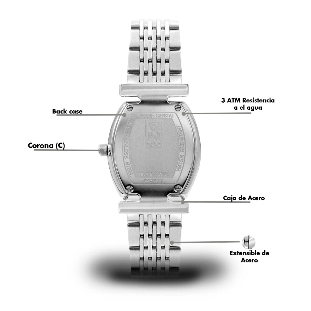 Reloj Superslim 126 Dama - Reloj Nivada Swiss