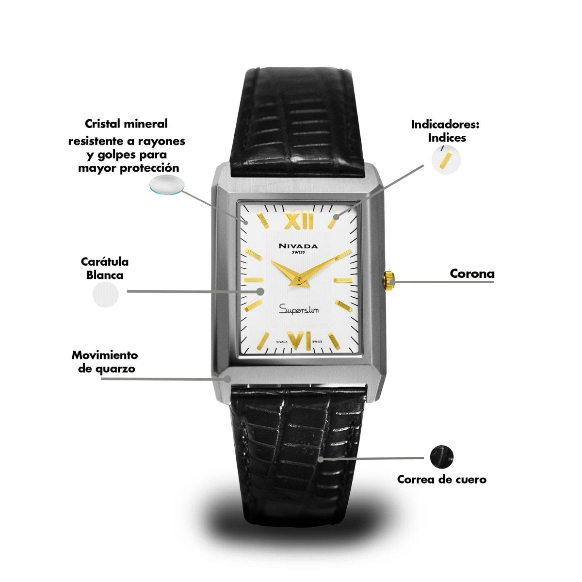 Reloj Superslim 149 Dama - Reloj Nivada Swiss