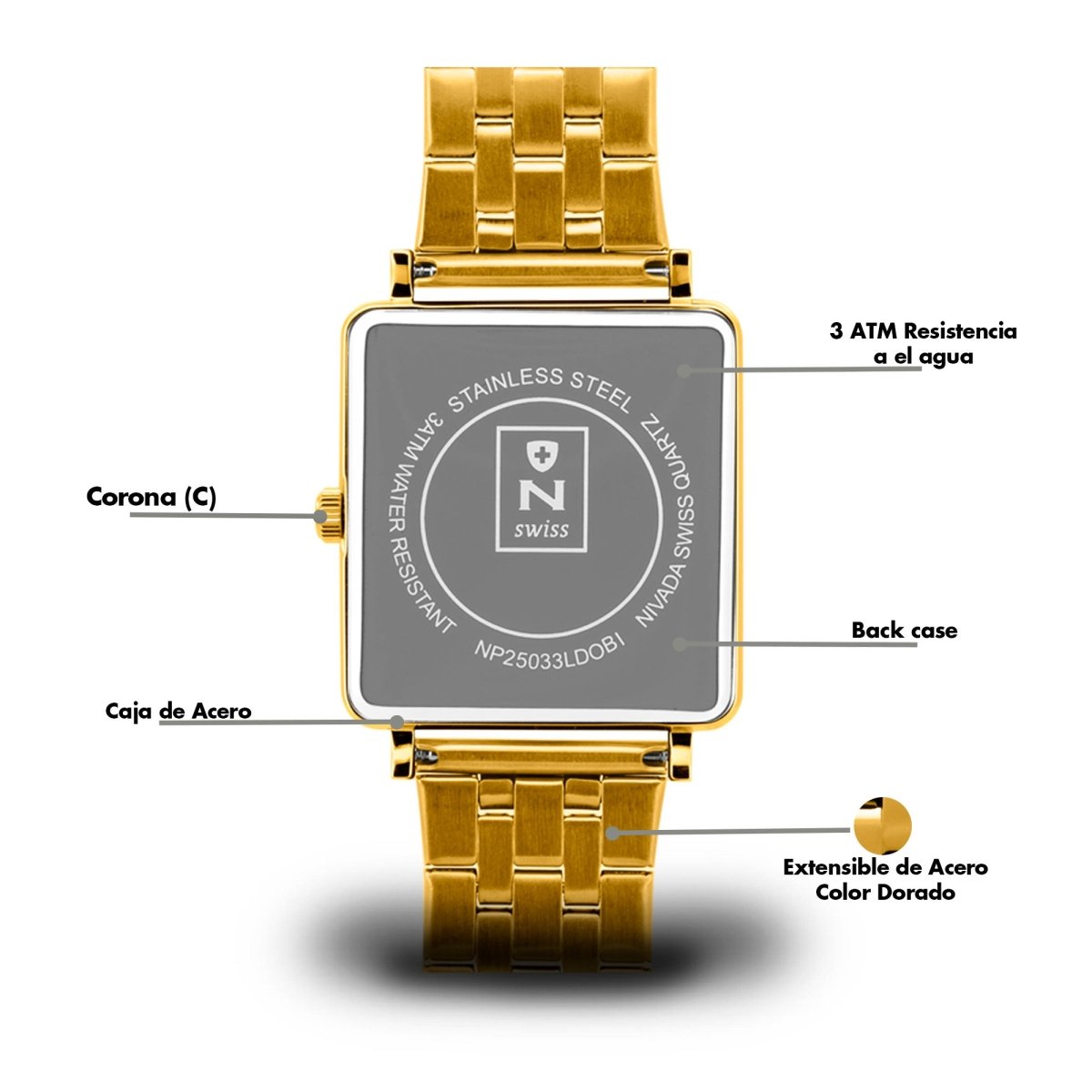 Reloj Time Is Mine 101 Dama - Reloj Nivada Swiss