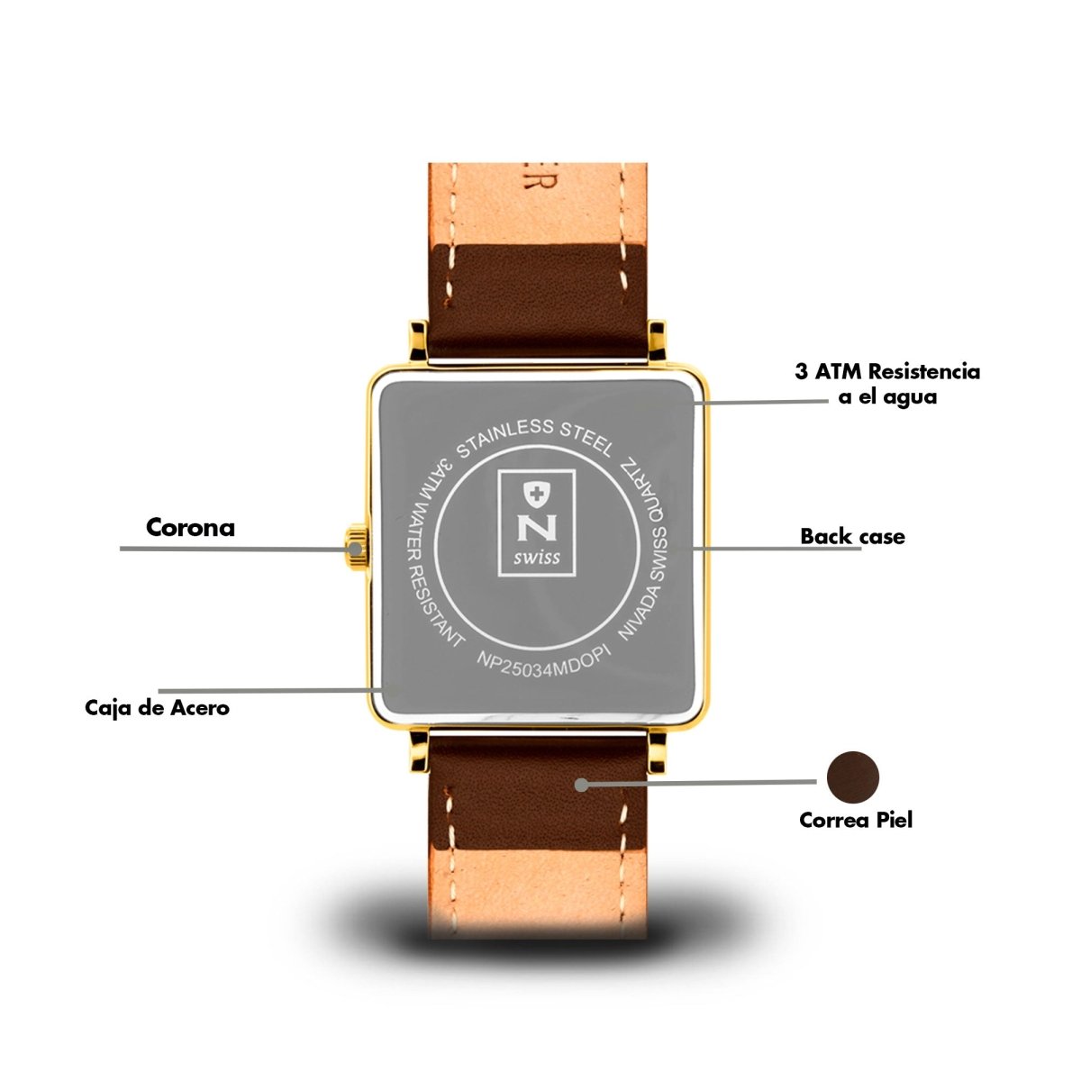 Reloj Time Is Mine 102 Caballero - Reloj Nivada Swiss