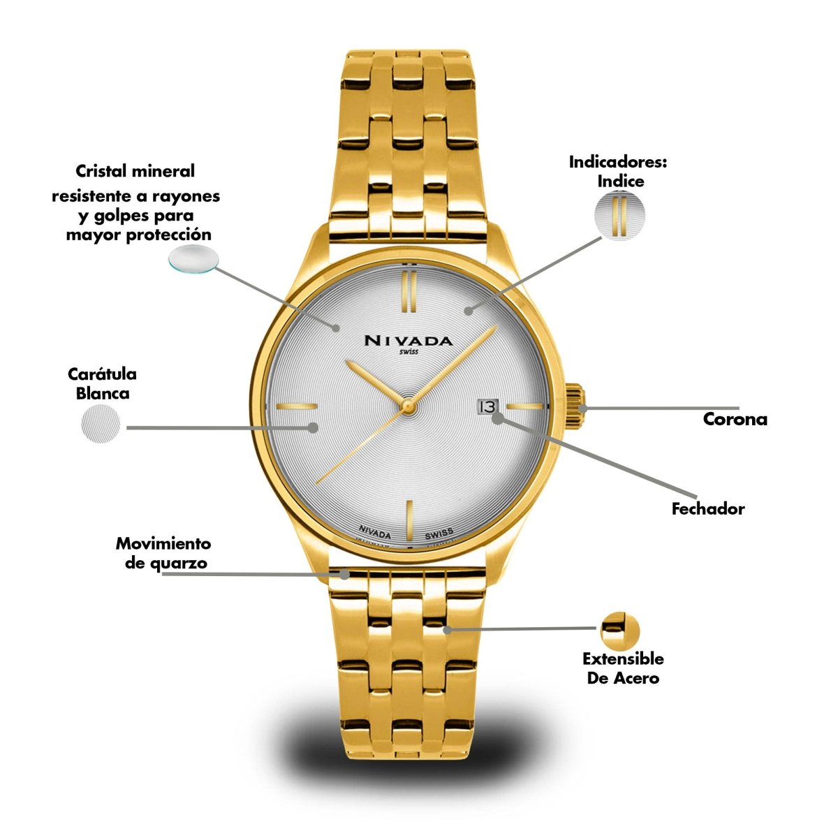 Reloj Time Is Mine 105 Dama - Reloj Nivada Swiss
