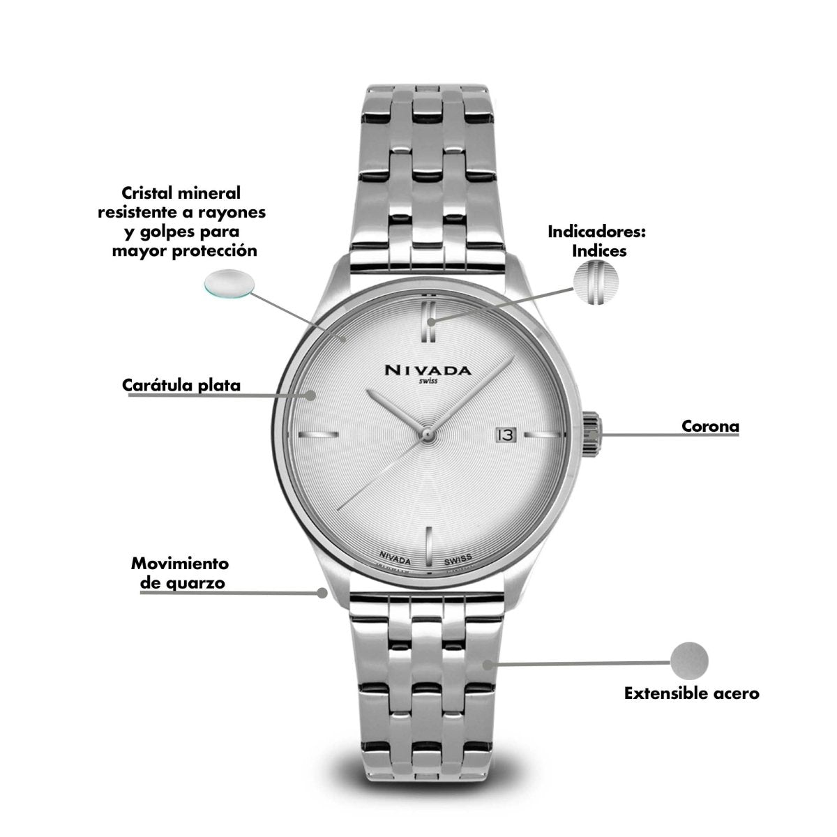 Reloj Time Is Mine 110 Dama - Reloj Nivada Swiss