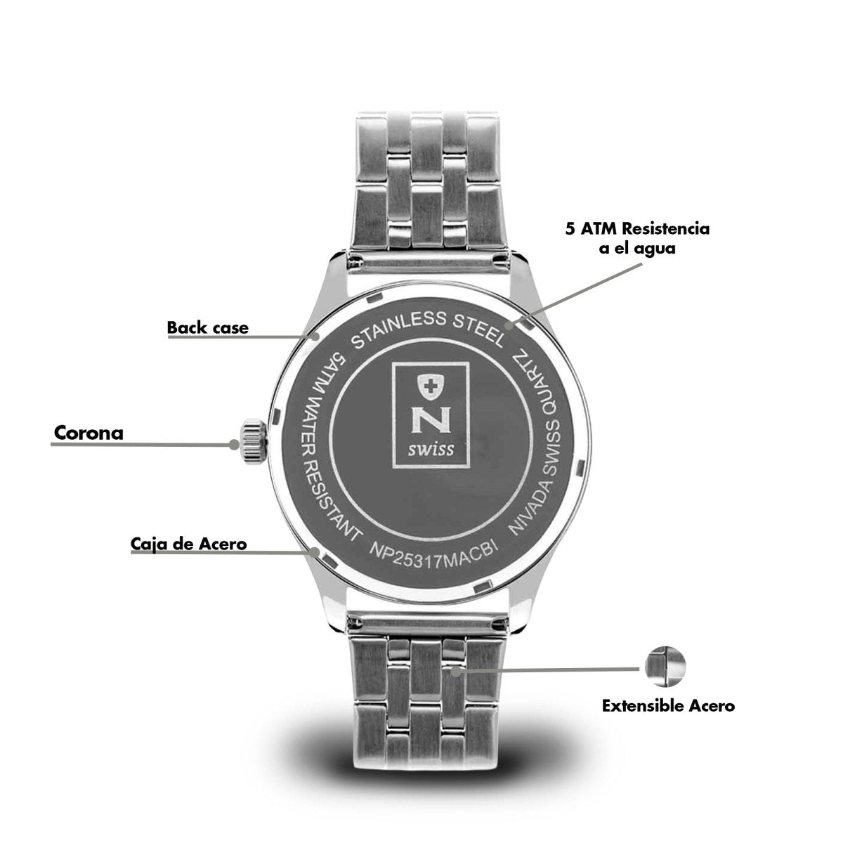 Reloj Time Is Mine 115 Caballero - Reloj Nivada Swiss