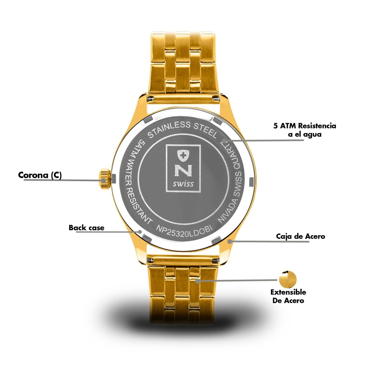 Reloj Time Is Mine 117 Dama - Reloj Nivada Swiss
