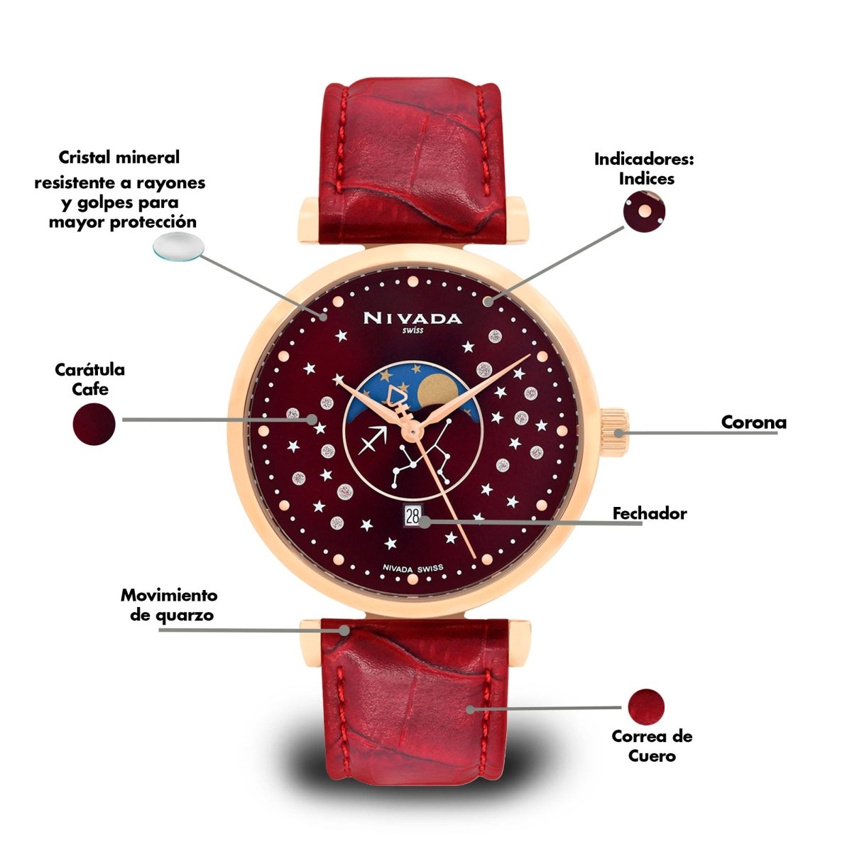 Reloj Zodiaco 102 Caballero - Reloj Nivada Swiss