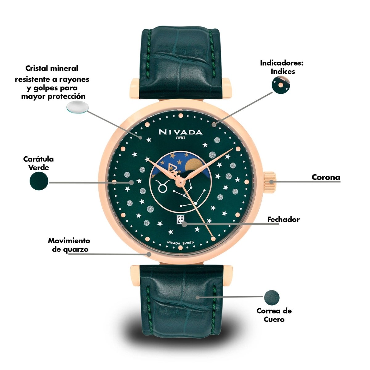 Reloj Zodiaco 103 Caballero - Reloj Nivada Swiss