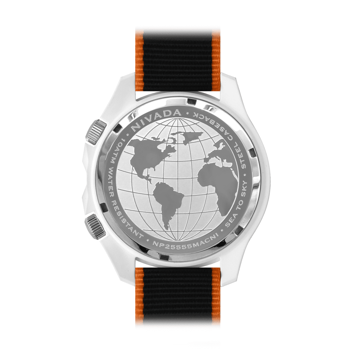 Sea To Sky Cerámica GMT Naranja - Reloj Nivada Swiss