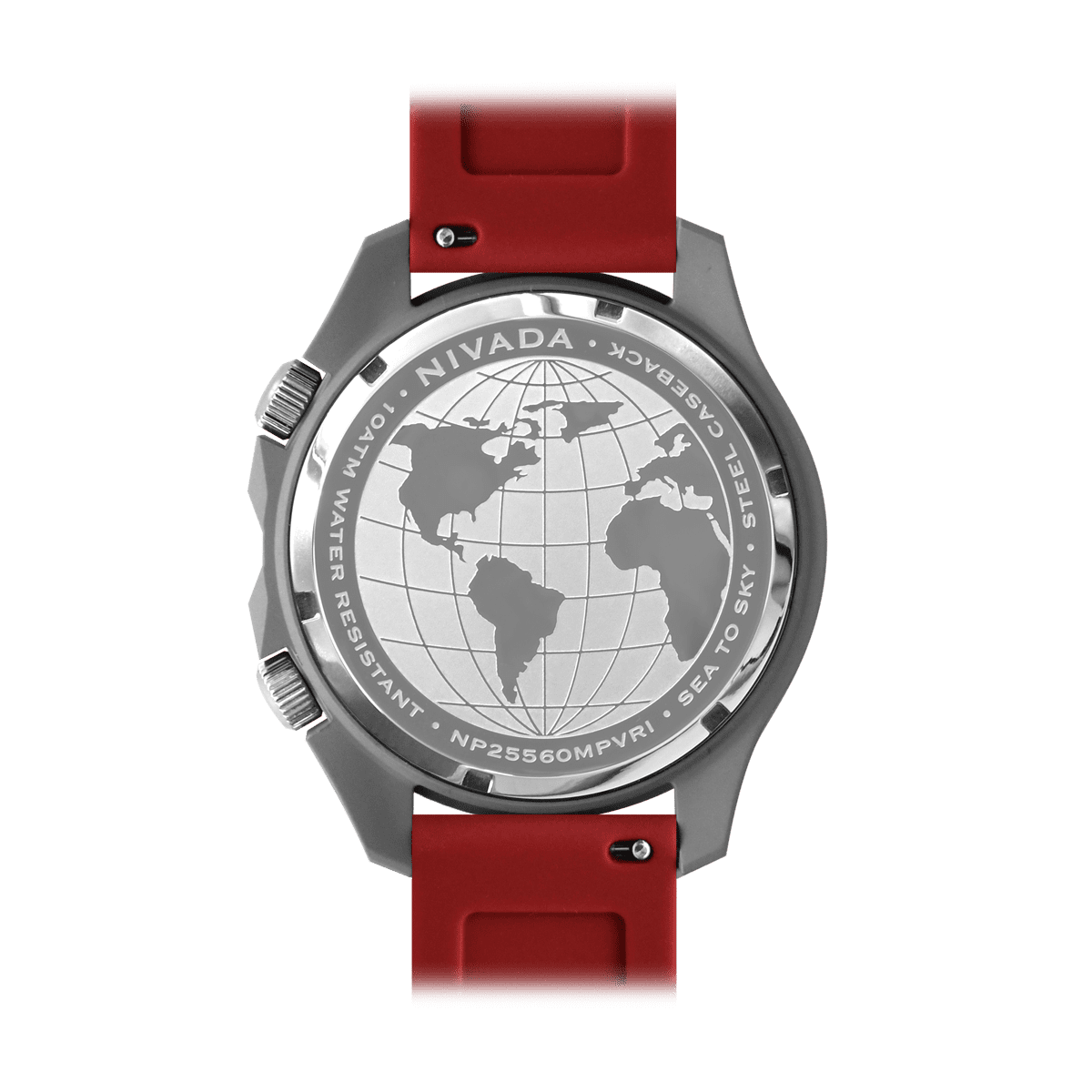 Sea To Sky Cerámica GMT Rojo - Reloj Nivada Swiss