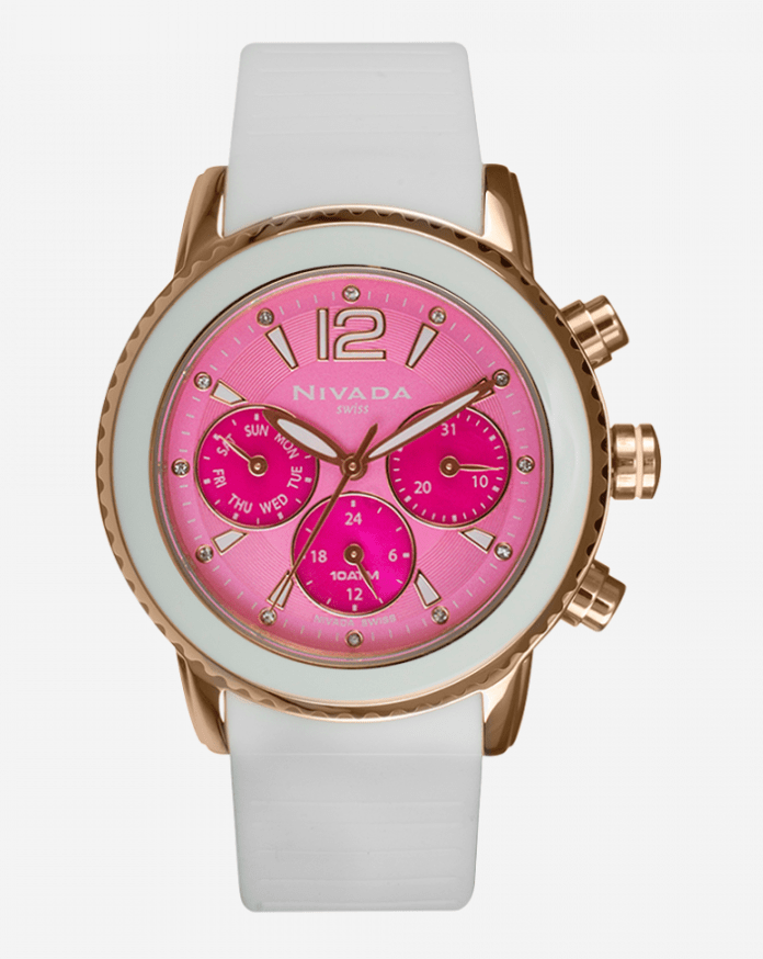 CITRUS Lady White & Pink - Reloj Nivada Swiss