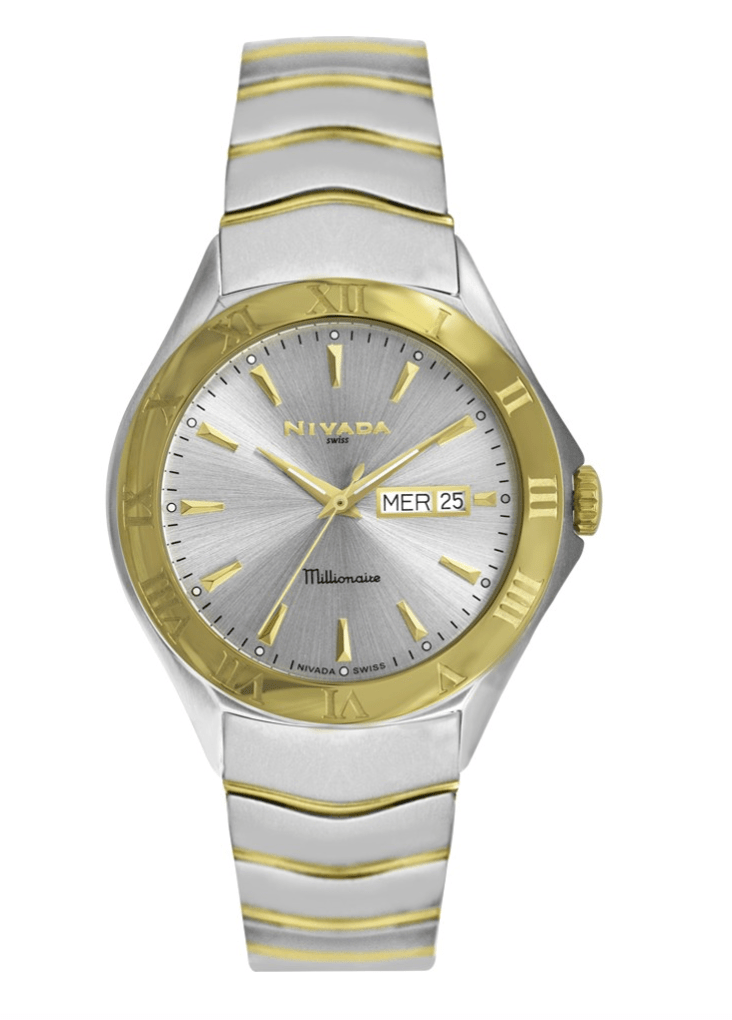 Millionaire Bicolor Gold Platinum Nivada Swiss