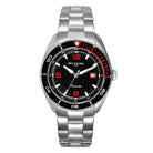 MOONMASTER CAB ACERO/ACERO NEGRO ARABIGO ROJO - Reloj Nivada Swiss